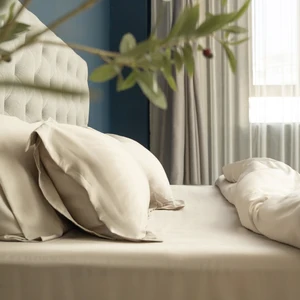 Most Popular Soft Feeling  Eucalyptus Lyocell Tencel Fabric Wholesale Pillow Fitted Sheet Elastic Bedding Set