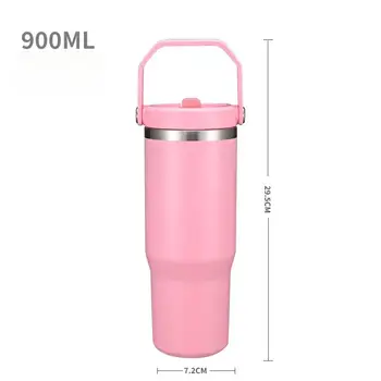 30OZ Factory source 304 stainless steel thermos cup Portable portable car cup Outdoor travel sports fitness car cup