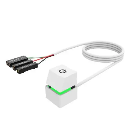 PC電源スイッチボタンマザーボードスイッチポータブルカラフルLED