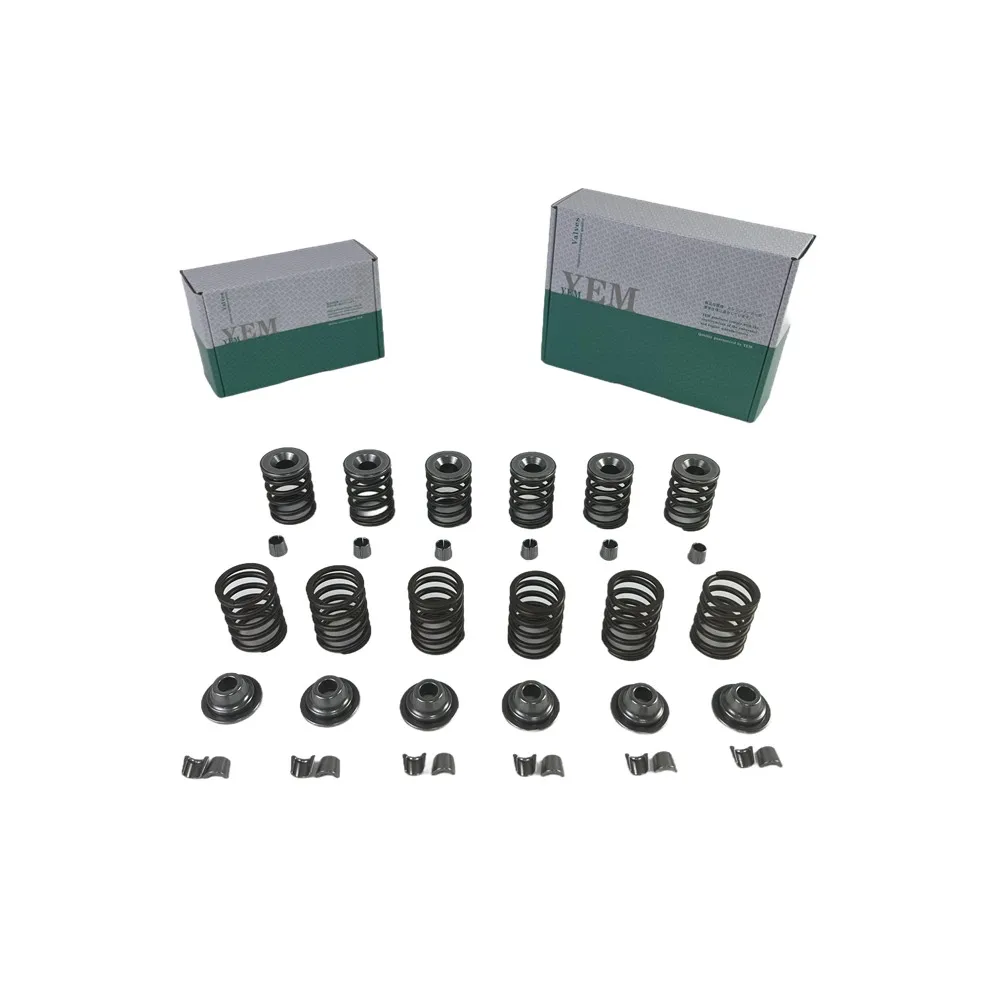 D7E Valve Spring Kit Spring Seat & Retainer for Volvo Engine Repair Kit Diesel Engine Parts