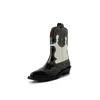 Black and white color matching short cylinder single eur37