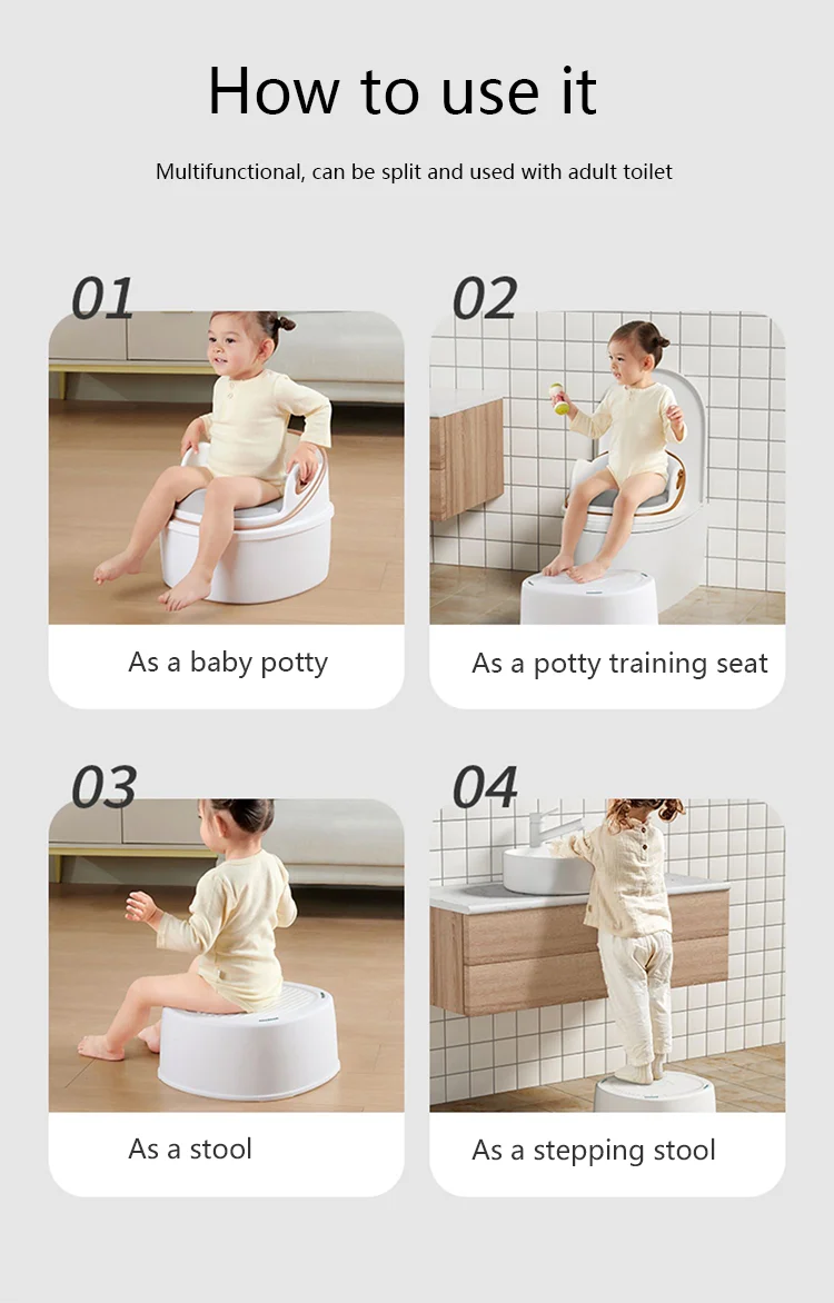 3 In 1 Baby Toilet Multifunctional Toilet To Train Children's Potty Chair