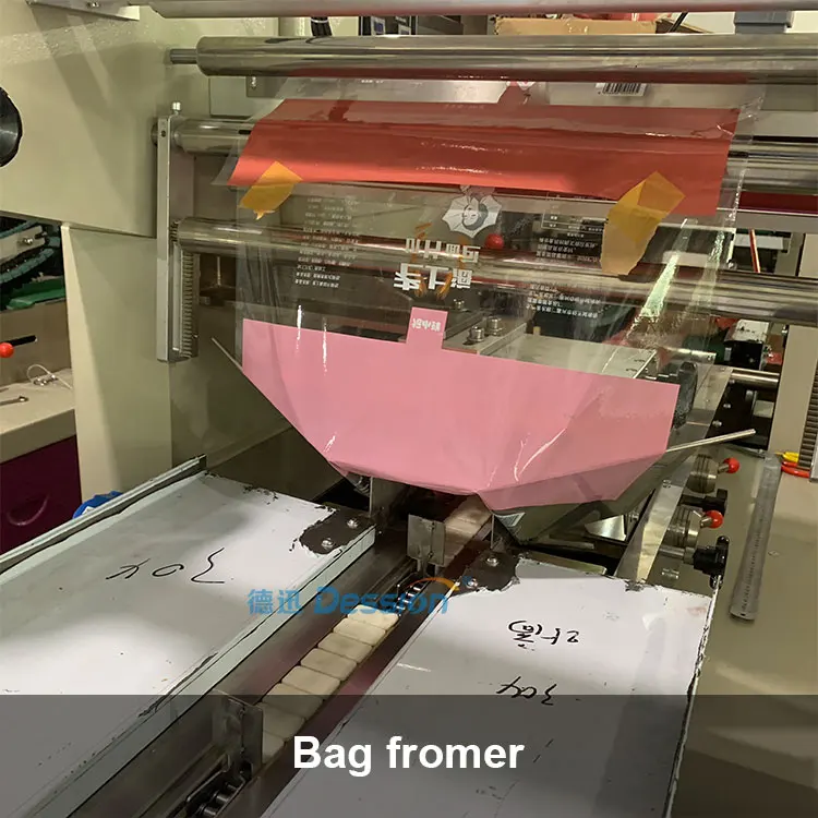 Горячая Распродажа, автоматическая машина для упаковки хлебопекарных пакетов, подушек, машина для упаковки тортов, хлеба