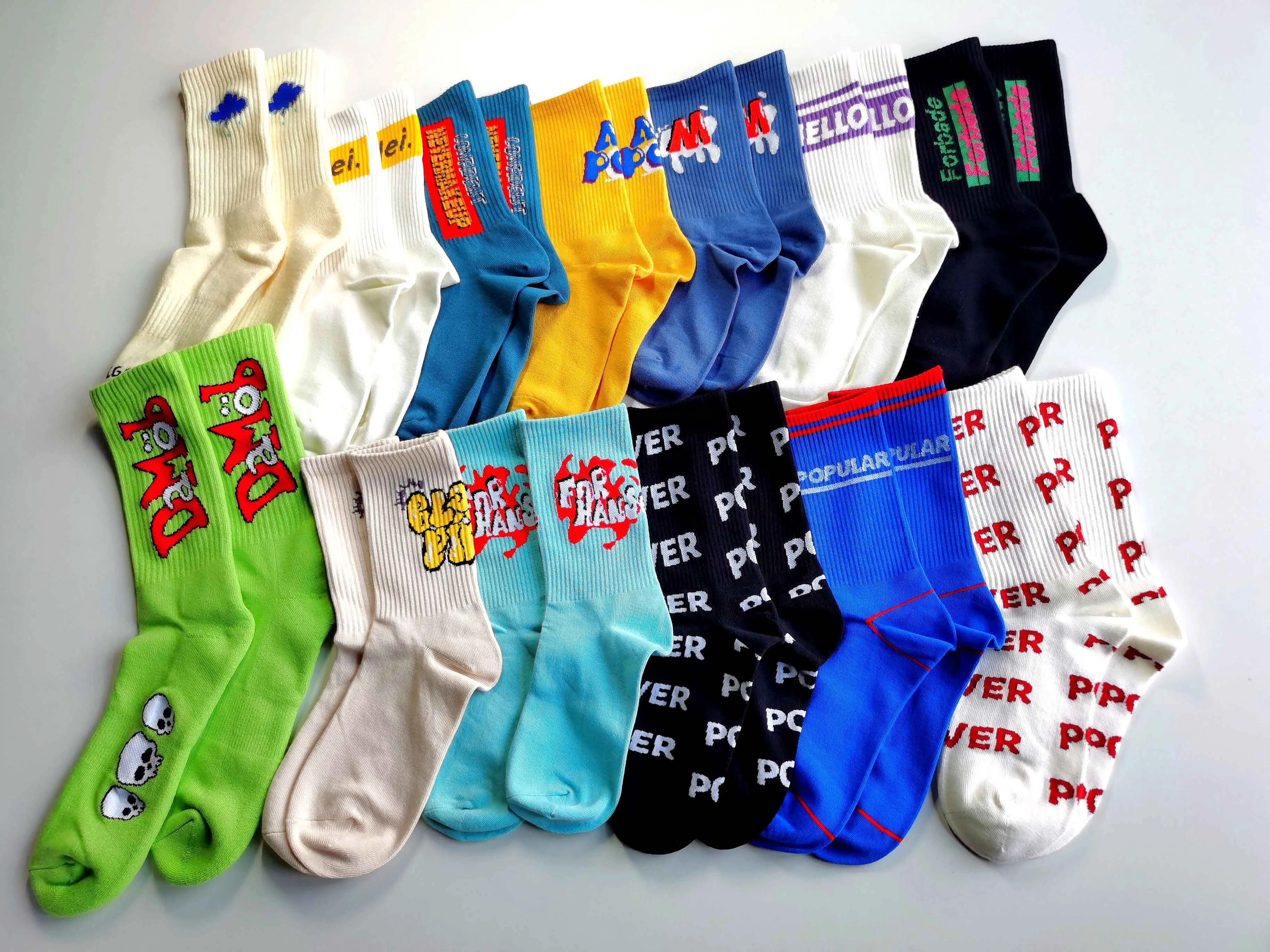 Logo Custom Design Socks Men Custom Socks No Minimum Order Crew Sport