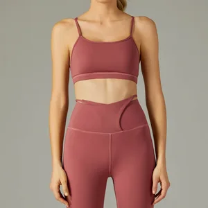 Hot Selling Thin Suspender Sports Bra Custom Logo