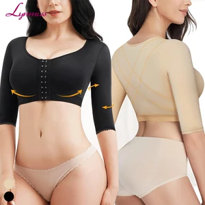 Women's Adjustable Elastic Pushup Girdle Breathable Breast Bra Shapewear with Arm Shaper Bragas Sin Costura Gaine Corset