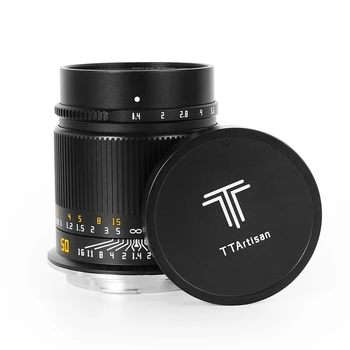 TTartisan 50mm F1.4 Full Frame Manual Focus Lens for RF-Mount Camera Lens Canon R/RP/R5/R6 Camera detail image