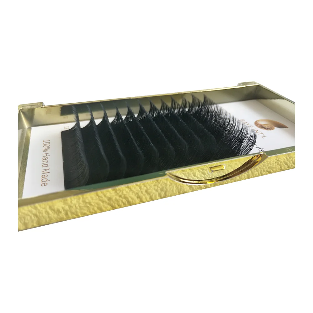 OEM Professional Premium Black Sable Products Bulk Silk Mink Wholesale Supplies Eyelash Extension