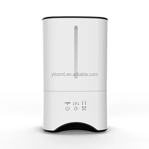 OEM Custom Made 4l Touch Humidifier Small Diffuser Ajustable Fog Negative Ions Intelligent Filter Desktop Humidifiers