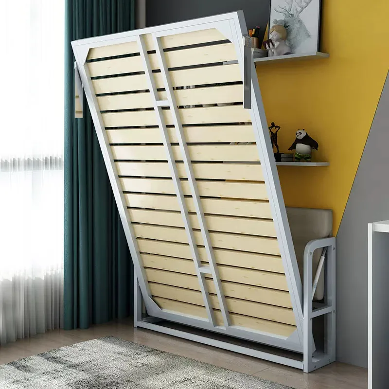 Multifunction DIY Manual Murphy Bed Frame Hidden Invisible Easy Install Operation Pull-Out Floding Hidden Wall Bed Mechanism