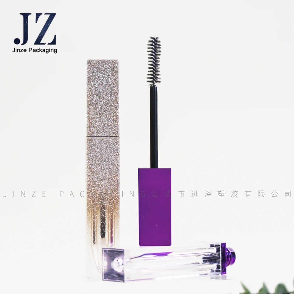 Square Glass Lip Gloss Liquid Empty Square Diamond Case Lipgloss And