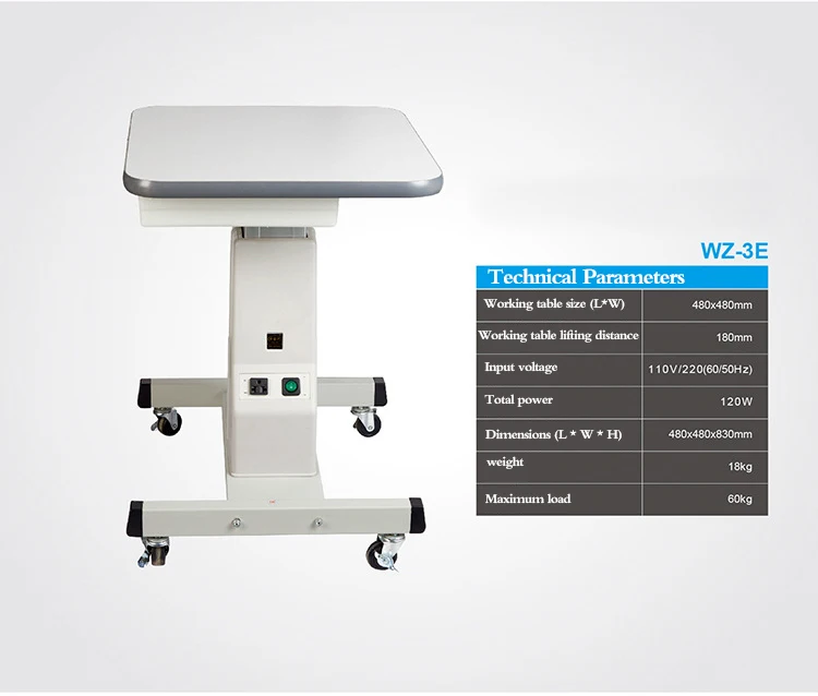 WZ-3E Optical Equipment Instrument Electrical Optometry Lift Ophthalmic Operating Table