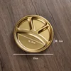 20cm round dipping sauce tray (gold)