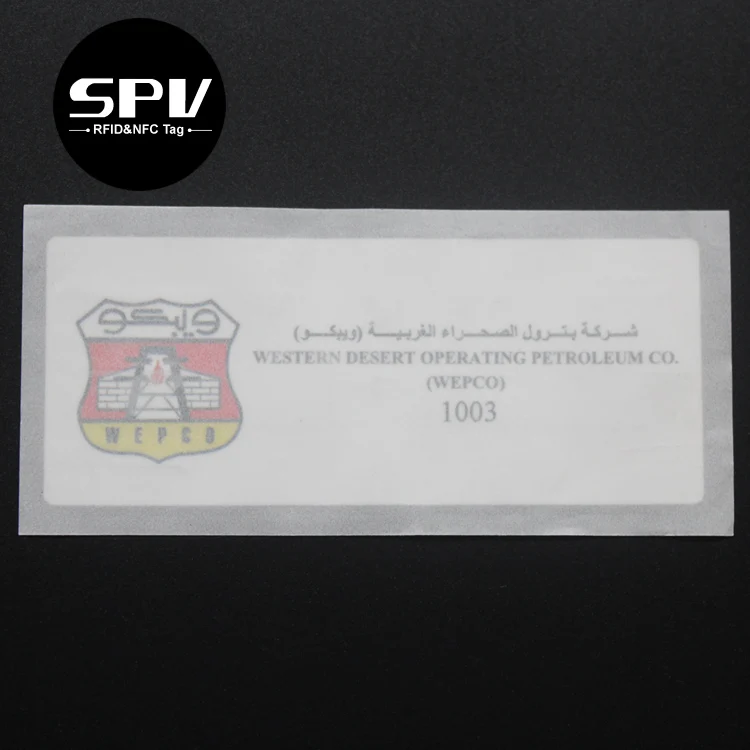 Customized RFID Tag Tamper Proof UHF Car Label Vehicle Windshield Sticker UCODE Windscreen Label