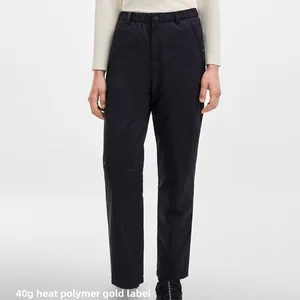 PELLIOT Women's Outdoor Sports Trousers Gold Label Primaloft Windproof Hiking Pants Lightweight Breathable Zipper Fly Casual