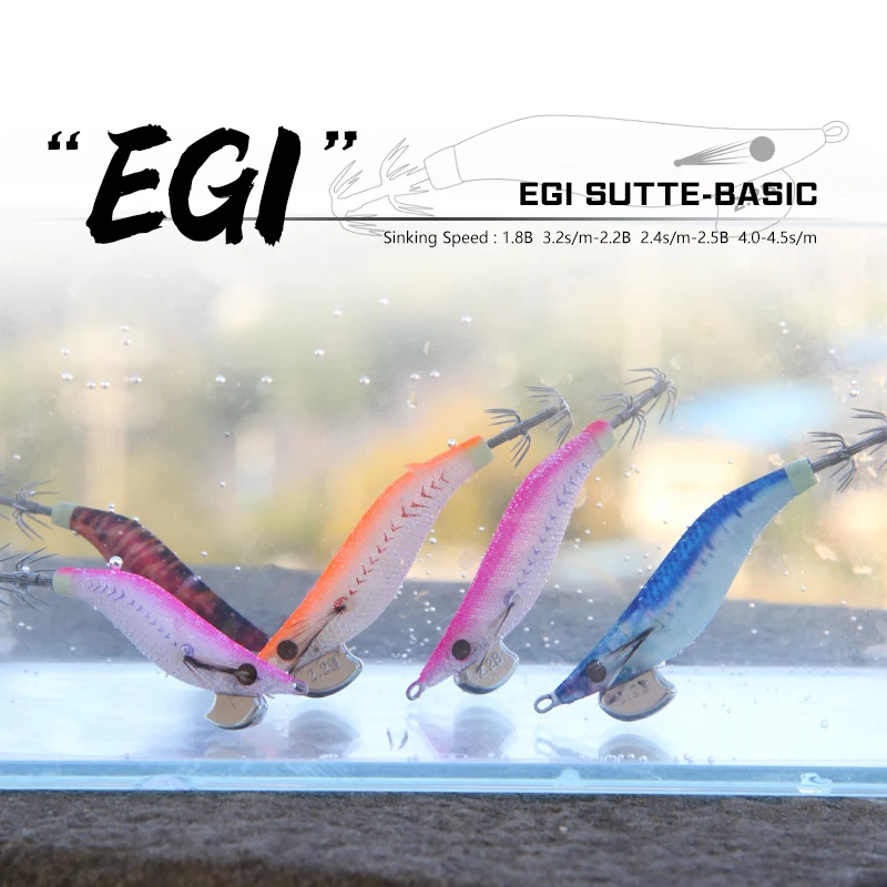Take 5088010 Set Of 4 Totanara Octopus Squid Action Jig - Size 2.5, Saltwater Fishing Lure