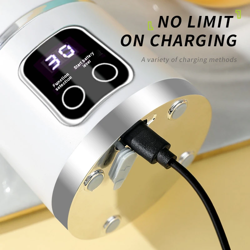 Wholesale Mini Portable Juice Blender Travel  Cordless Ice Crusher Machine Usb Electric Rechargeable Portable Blender