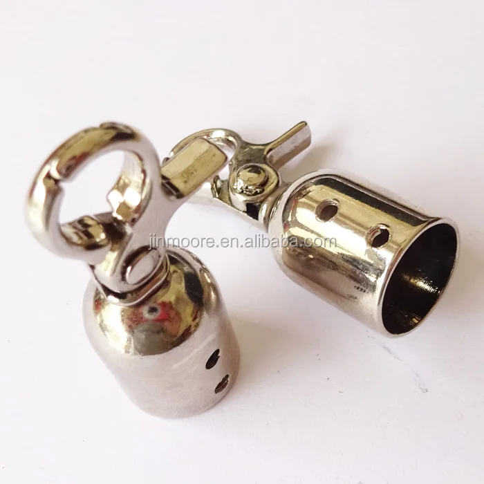 Nickle Handbag Hardware Swivel Hook Clasp With Tassel End Cap