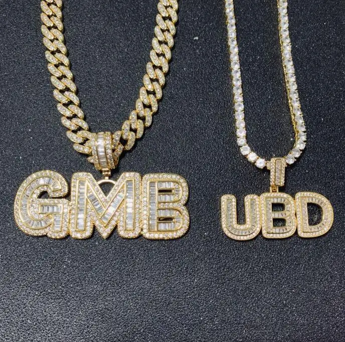 10mm Iced Out Cuban Tennis Chain Bling 
