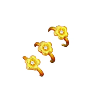 New Arrival 18K Gold Rhodium Plated Bezel Set Diamond Ring Certified Trendy Fine Jewelry for Weddings Engagements Gifts Parties