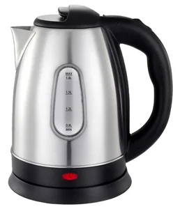 New Design 1.8L 2L Stainless Steel Electric Kettle with Visible Window and Boil Dry Protection