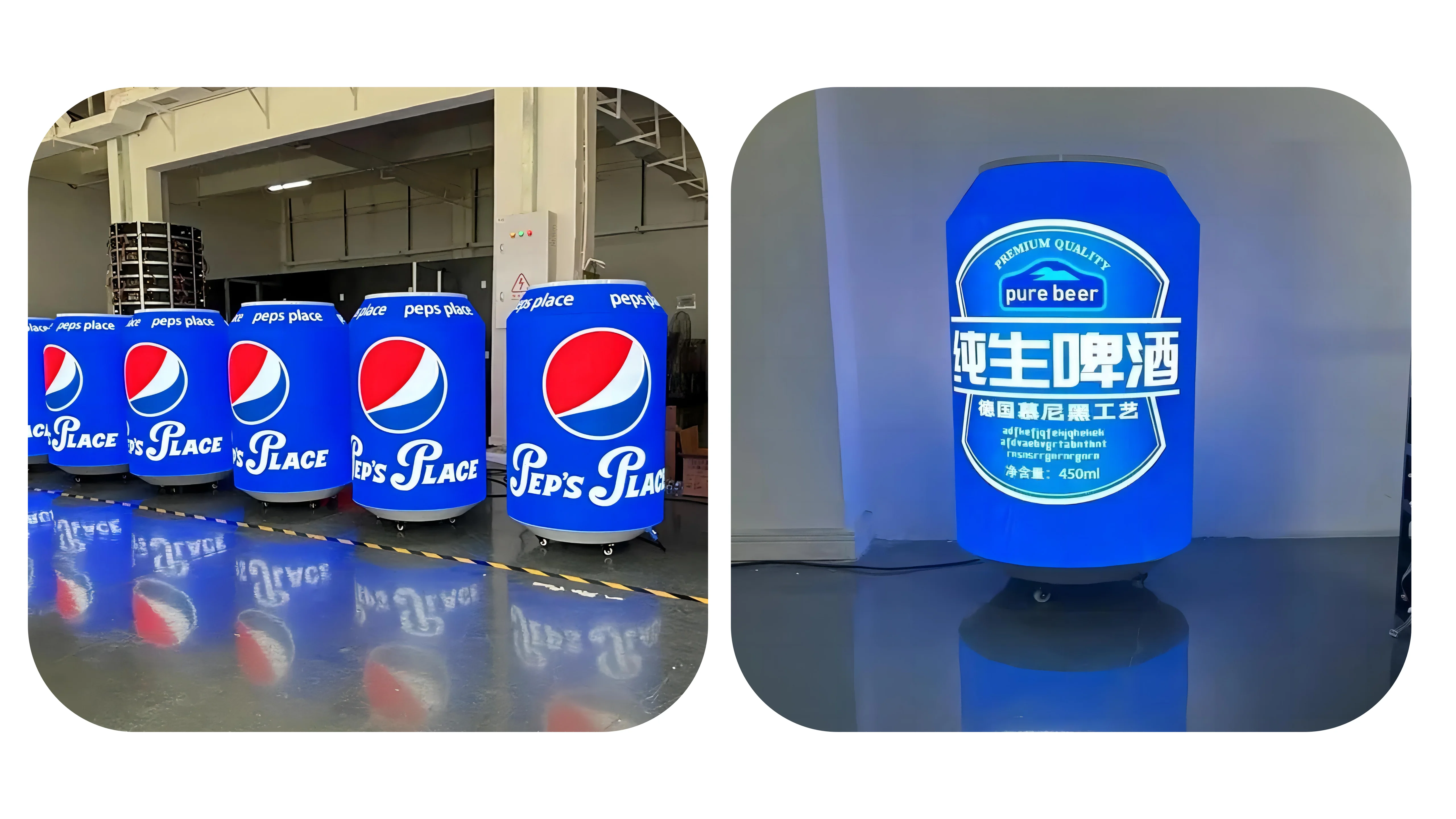 Lionled Leading Technology Indoor and Outdoor Coca Can Shape Cylinder ...