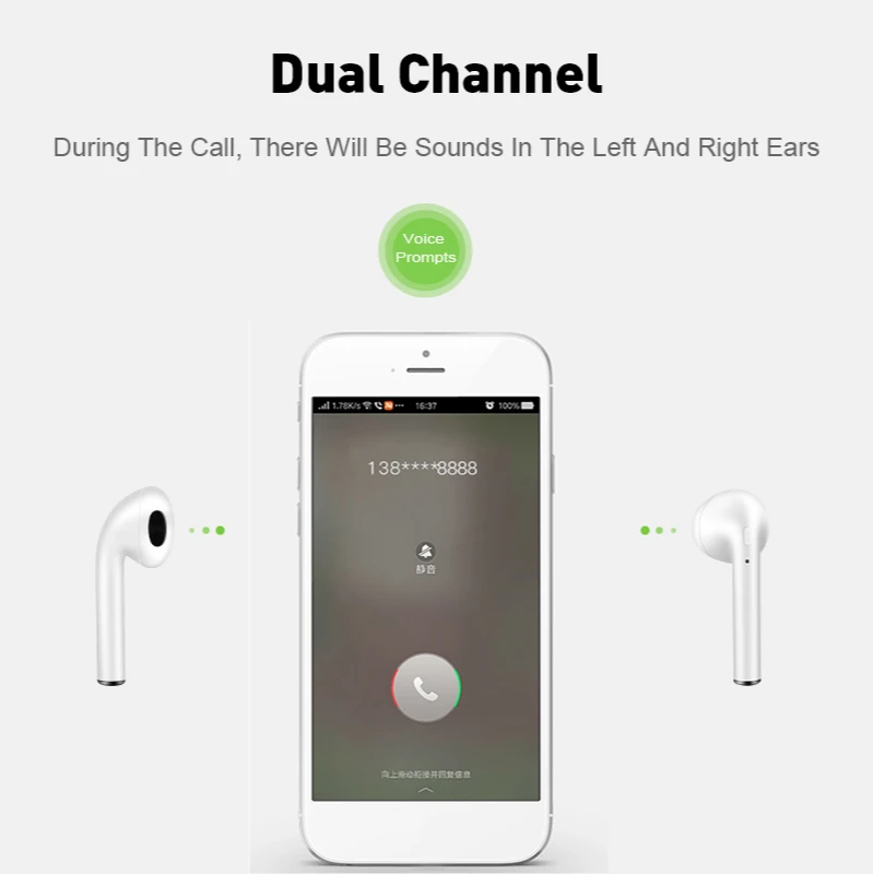 i9 Tws Wireless Head phones Blue tooth 5.0 Earphones music Bluetooth head phones With Mic Charging Box Headset for all phones - ANKUX.COM