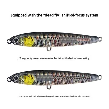 10g~24g High Quality ABS Material Pencil Lure Wholesale Seawater Sinking Lure for Zander for River Fishing – Pencil – view 4