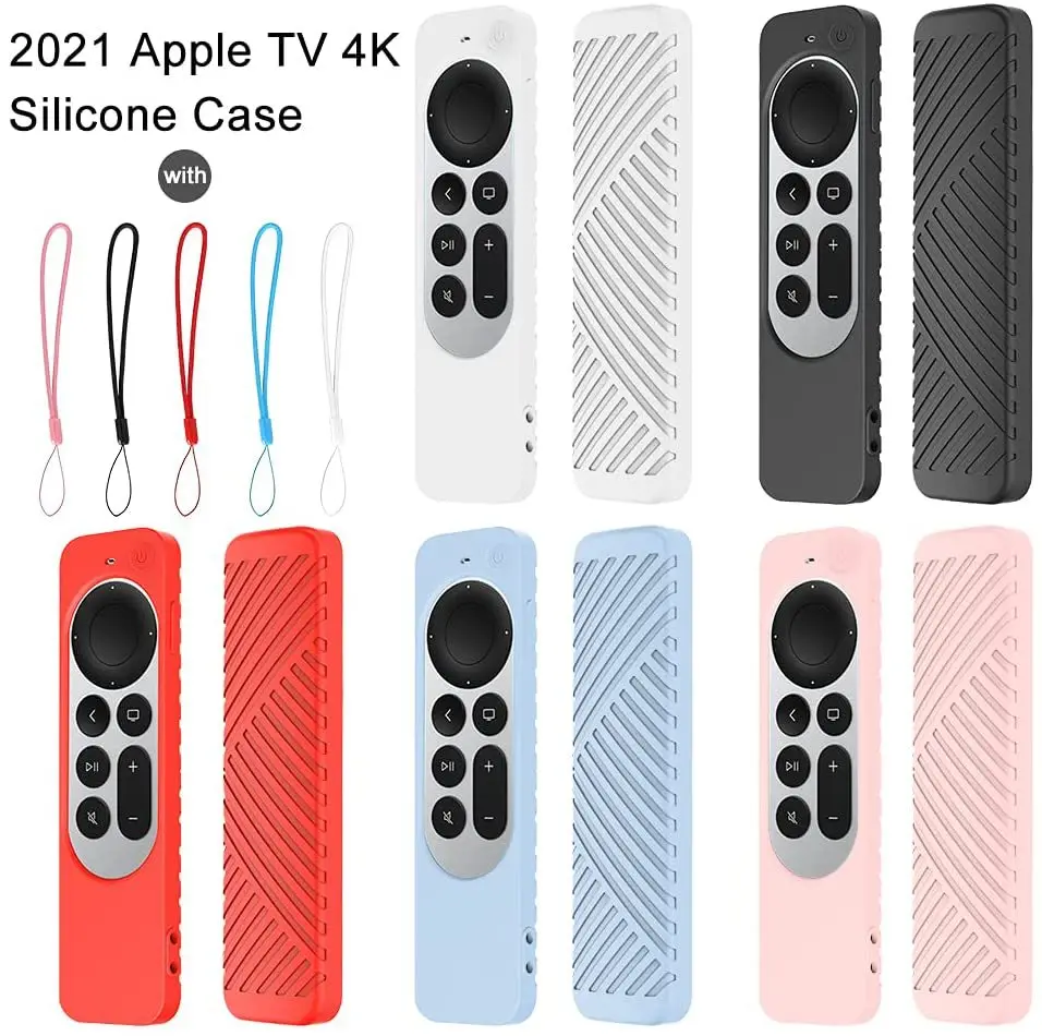BAOKZZOM 2 Pack Silicone Case Cover For Google TV Streamer (4K) Voice Remote 2024 - Protective (Anti-Slip) Shockproof Lightweight Remote Cover ( Hazel-Purple
