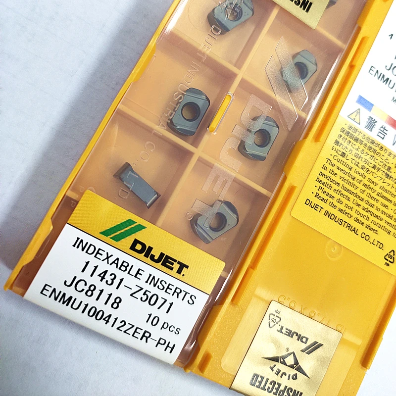 Original Dijet Milling Insert Enmu100412zerph Jc8118 Enmu100412 Jc7560