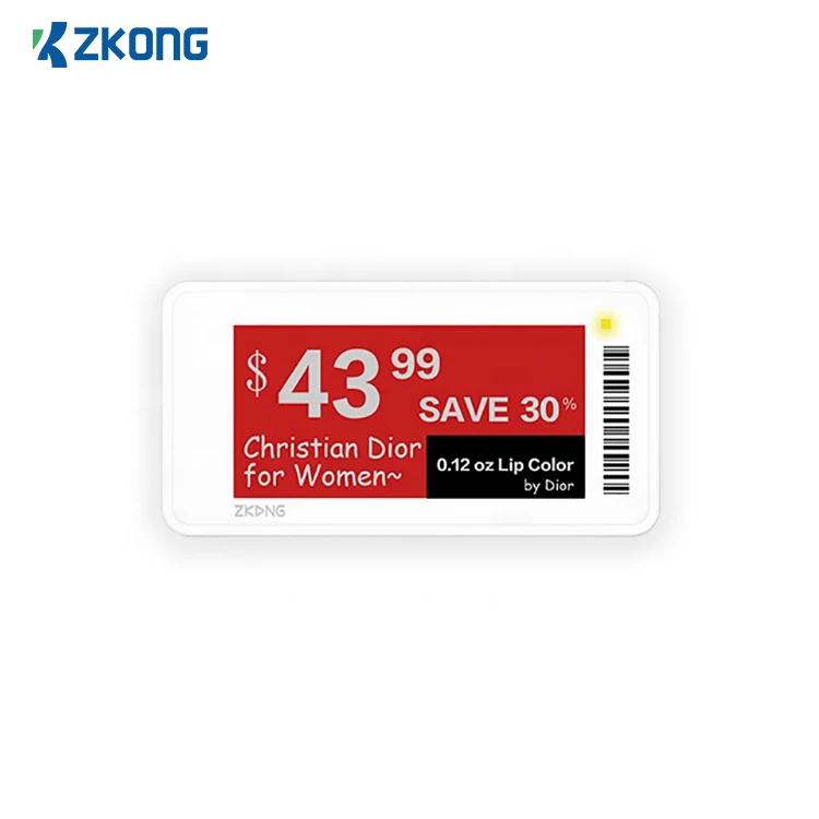 Zkong Supermarket Food Shelves Vegetable Display Rack Electronic Price Labels Digital Tag