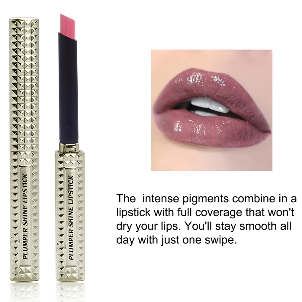 Highly Pigmented Multicolor Romantic Matte Lipstick Makeup Fashion Gluten Free Mini Diamond Sparkle Metal Velvet Matte Lipstick