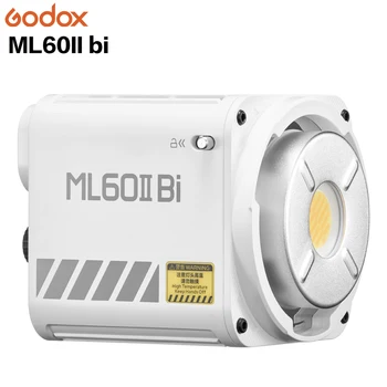 Godox ML60II Bi 70W Bi-Color 2800-6500K Ultra-Compact Handheld Outdoor LED Video Light Photography Lighting LED Mono Light detail image