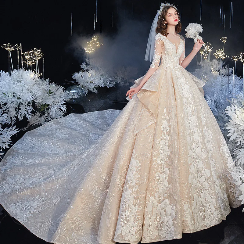 Wedding dresses 2020 winter Clearance