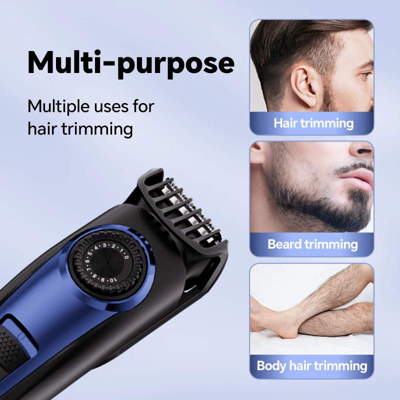 Adjustable Comb Digital Display USB Rechargeable Electric Shaver Beard Trimmer supplier