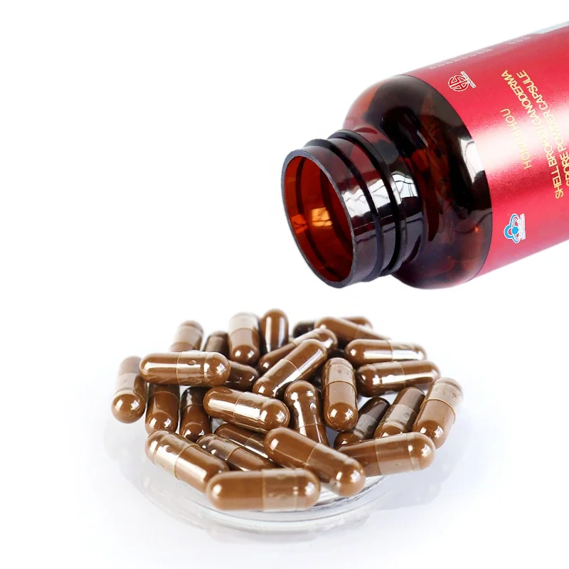 Hot Sale Lucid Ganoderma Reishi Extract Capsules Herbal Supplements Ganoderma Capsule