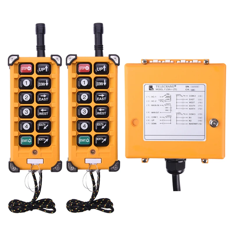 Cranes and Electric Hoist Wireless Remote Control Telecrane Transmitter Receiver 