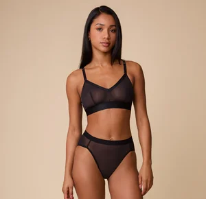 Wholesale Sexy Underwear with High Waisted Brief Cut Wide Elastic Underband Women Lingerie for Lady Sexy Panties Sexy Underwear