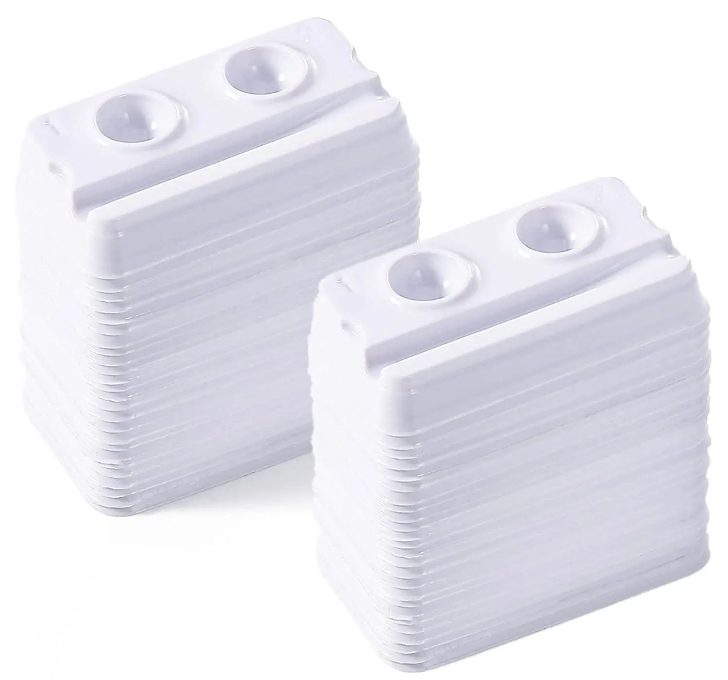 Dental Materials Blending Wells 2/4 Wells Disposable Mixing Trays ECO-Friendly Plastic Dental Mixing Wells