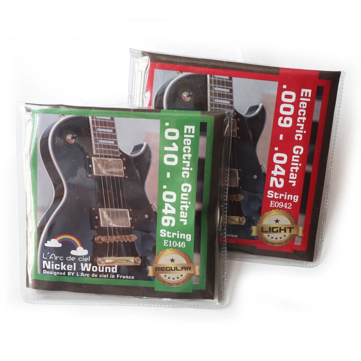 High Quality Nickel Electric String  Guitar Strings of Larc De Ciel  009 010 011 Gauge  Packaged Guitar Strings