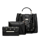 JIANUO woman latest handbags 3pcs in one set designer dubai handbags