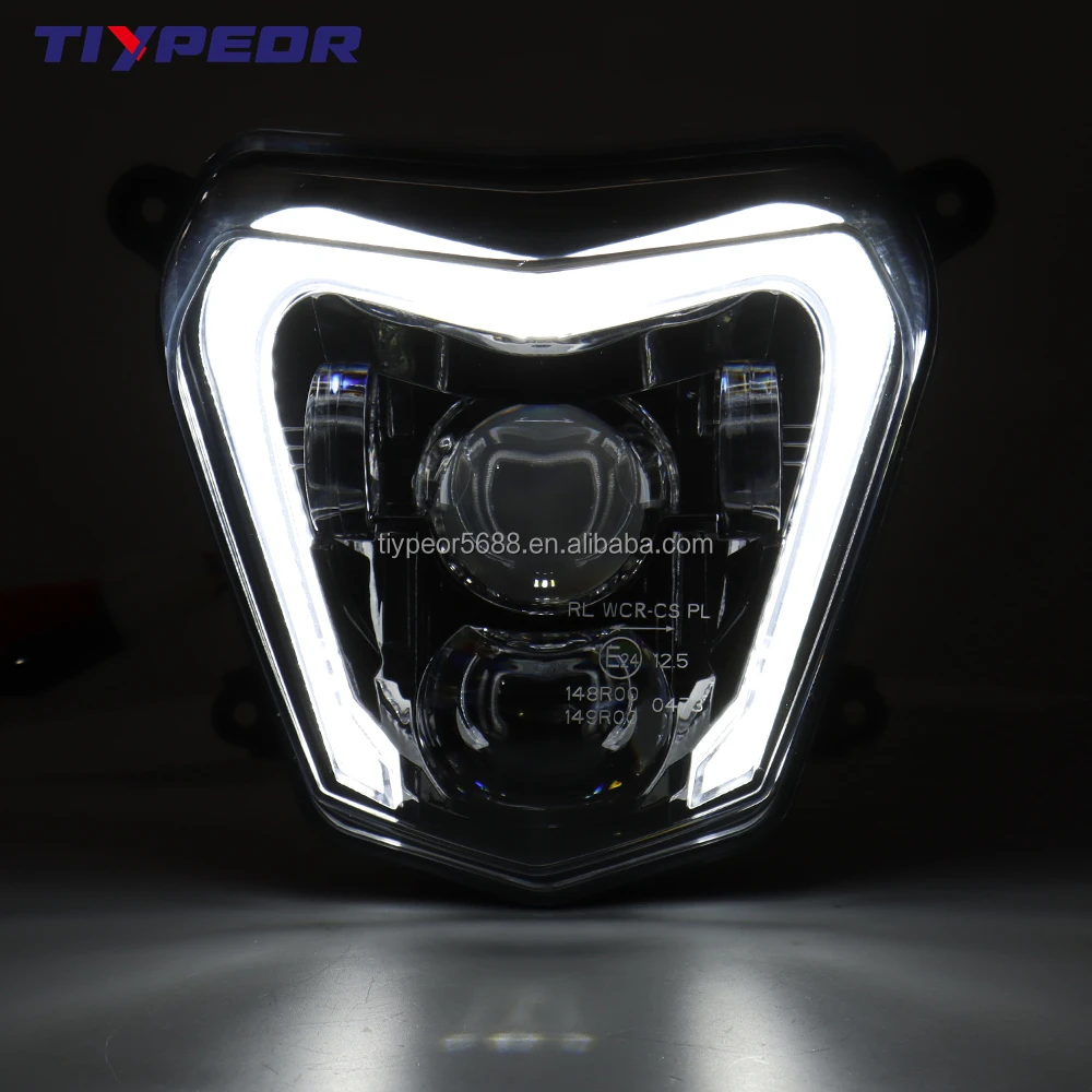 duke 690r 2013 2017 emark dirtbike projector headlight-3