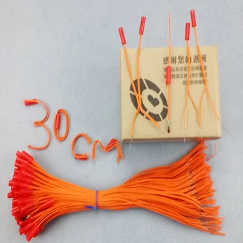 30cm electric igniters-fireworks fuse connect wire- 0.4core copper wire-0.3m electric match-ignition wire