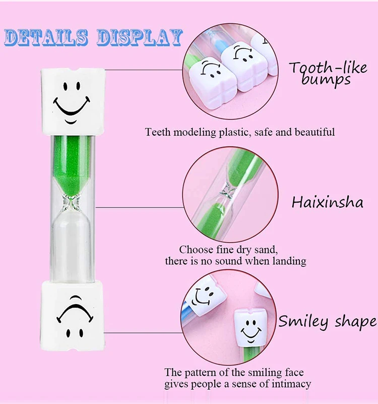 2 минуты Песочные часы пластиковый душ таймер зубная щетка песочный таймер для детей