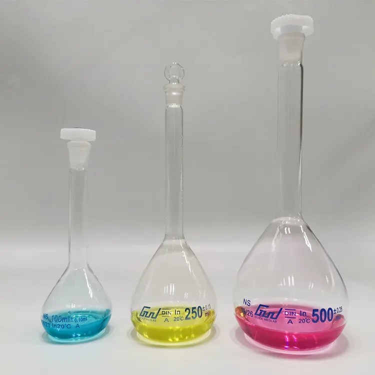 Laboratory Chemical Use Glass Volumetric Flask 200ml Clear Volumetric Flask Buy Glass