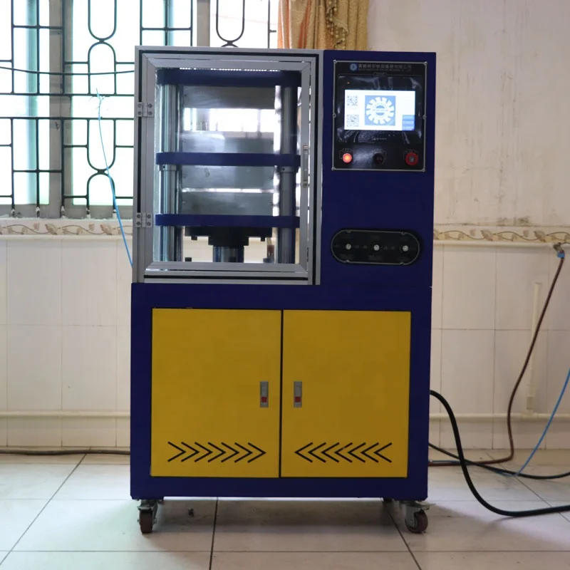 Lab Rubber Carpet Track Vulcanizing Press Machine