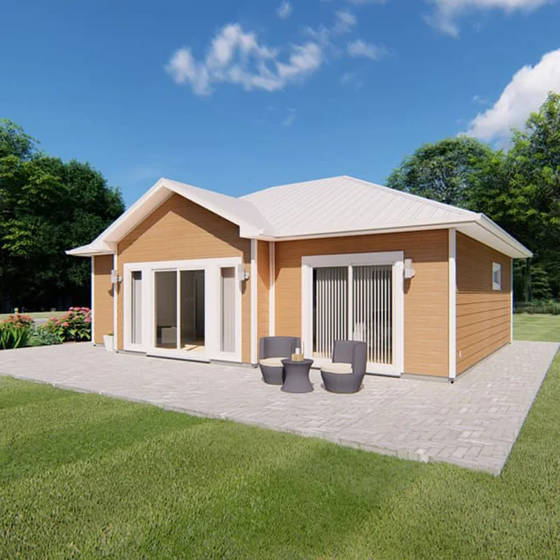 Low Cost Ready Made Prefab House 2 Bedroom Modular Homes Light Steel ...