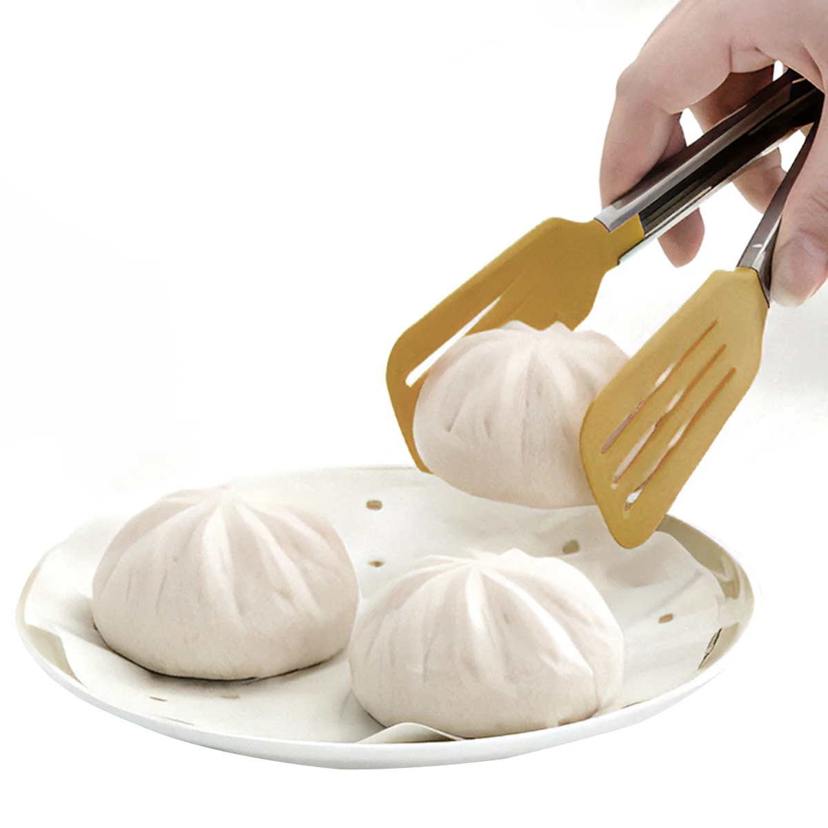 Lebensmittelechter Perforierter Silikon-l Antihaftbeschichteter  Hitzebestndiger Bambus-Dampfgarer Runde Form Dim Sum Papier| Alibaba.com