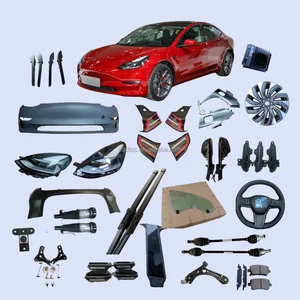 Wholesale Price Auto Parts for tesla Body Kits tesla Model 3 Accessories Spare Parts Carbon Fiber Steering Wheel Front Bumper