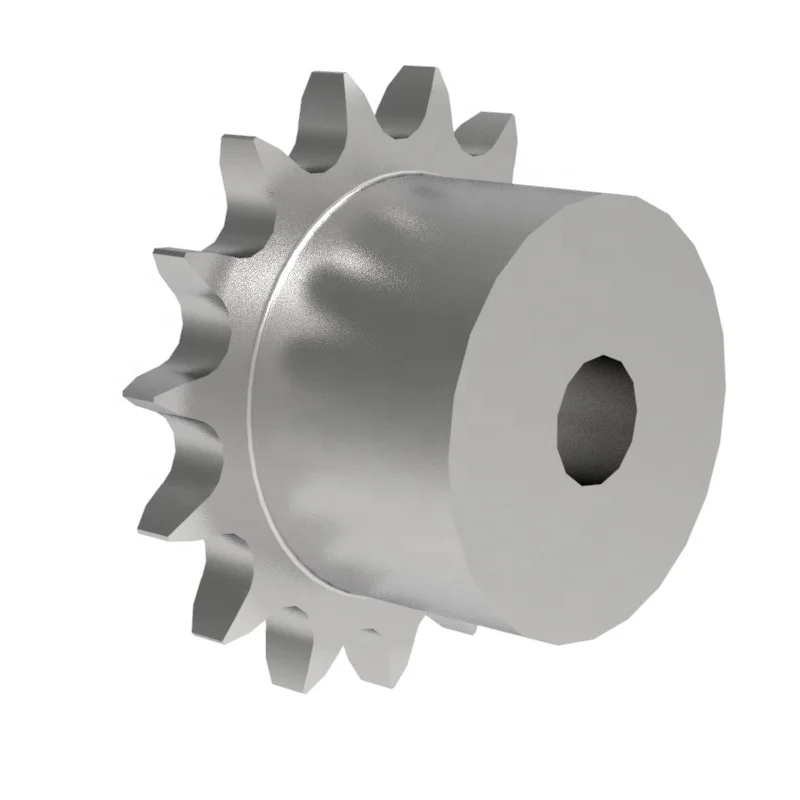 Simplex 12B Steel Drive Chain Sprocket Wheel Teeth Z13 Z15  Hub Type Prebore No Keyway with Hardened Teeth